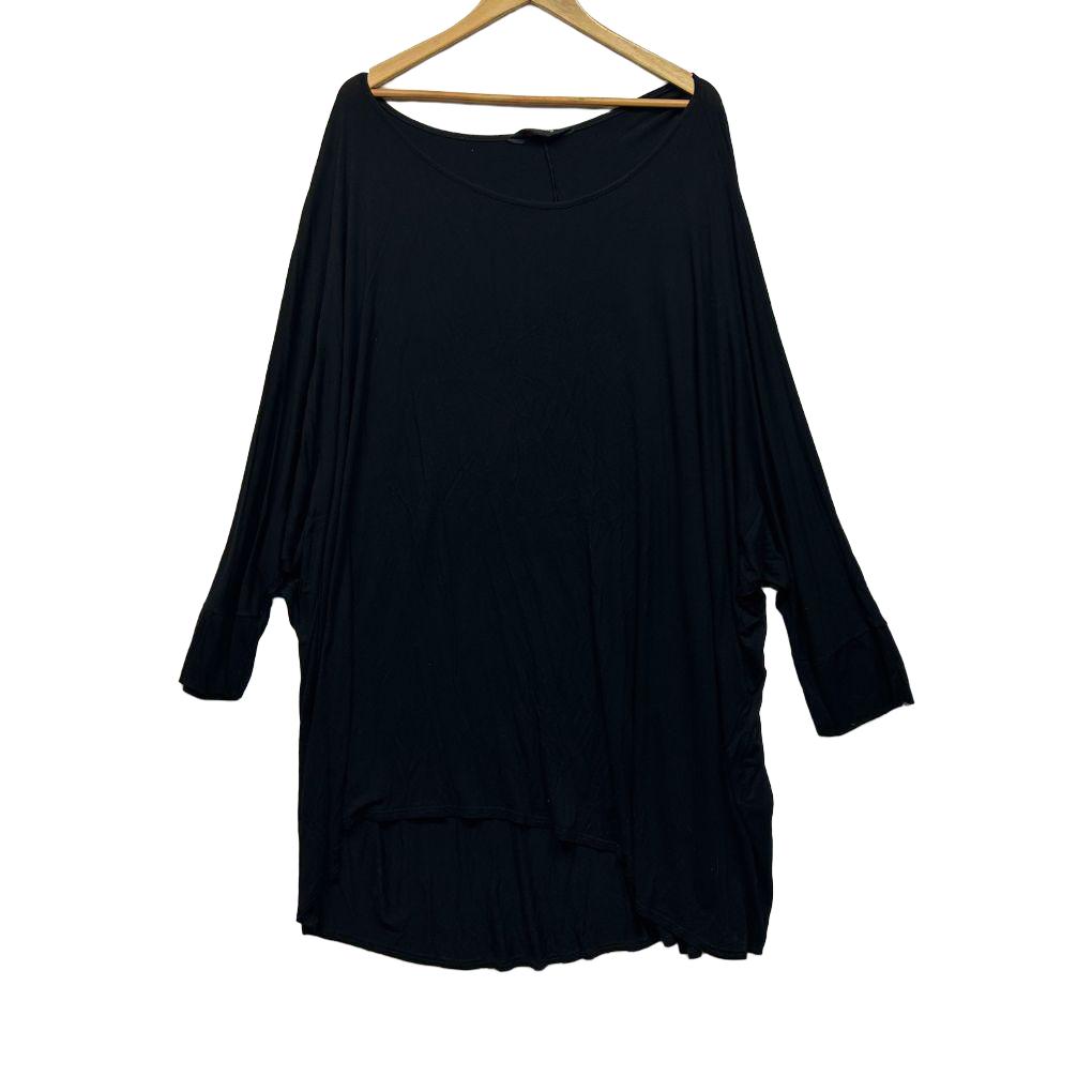 Yours Black Casual Top - Size 30