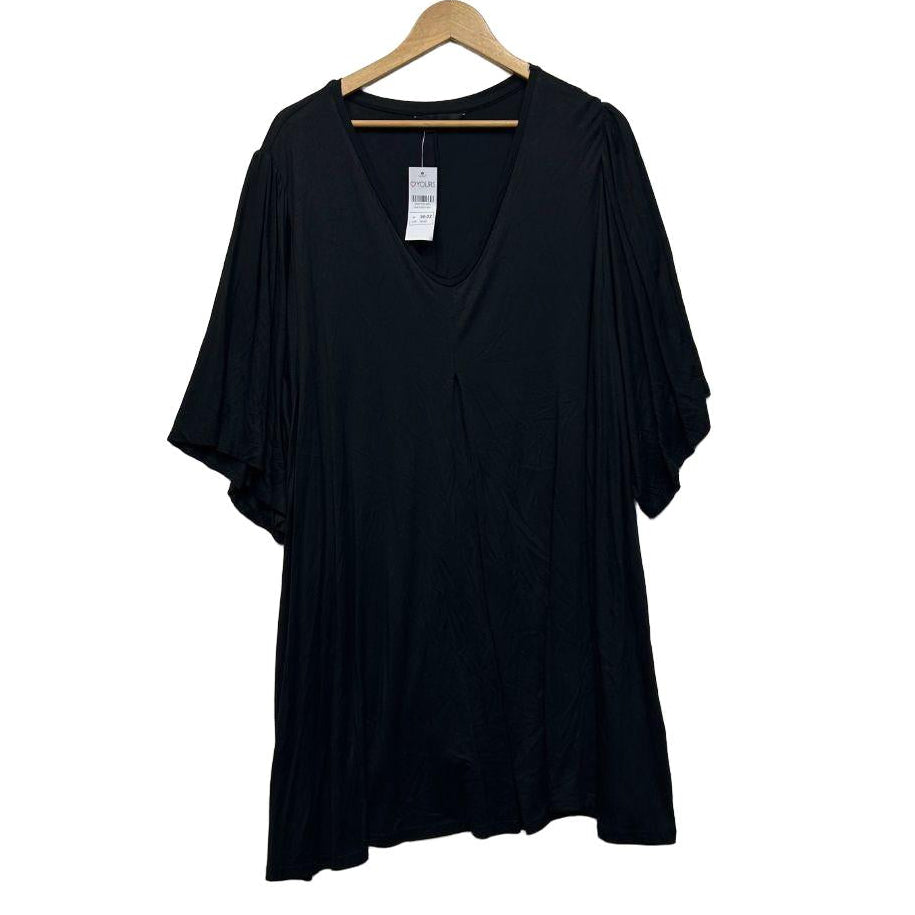 Yours Black Top - Size 30-32