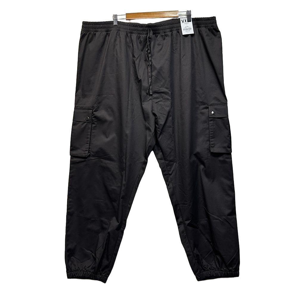 Yours Grey Plus Size Cotton Cargo Pants - Size 28