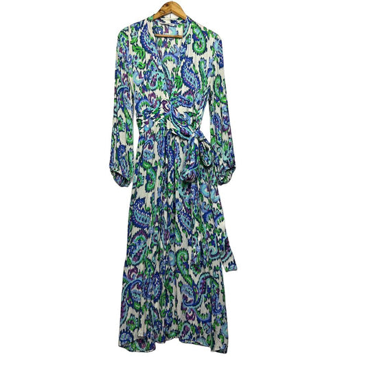 Zara Multicoloured Print Dress - Size XL