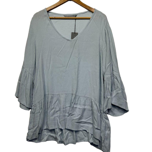 Katies Grey Tiered Top - Size 18