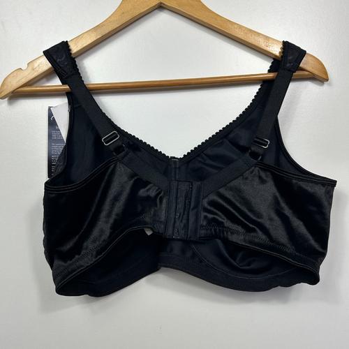 Playtex 18 Hour Black Wirefree Bra - Size OS