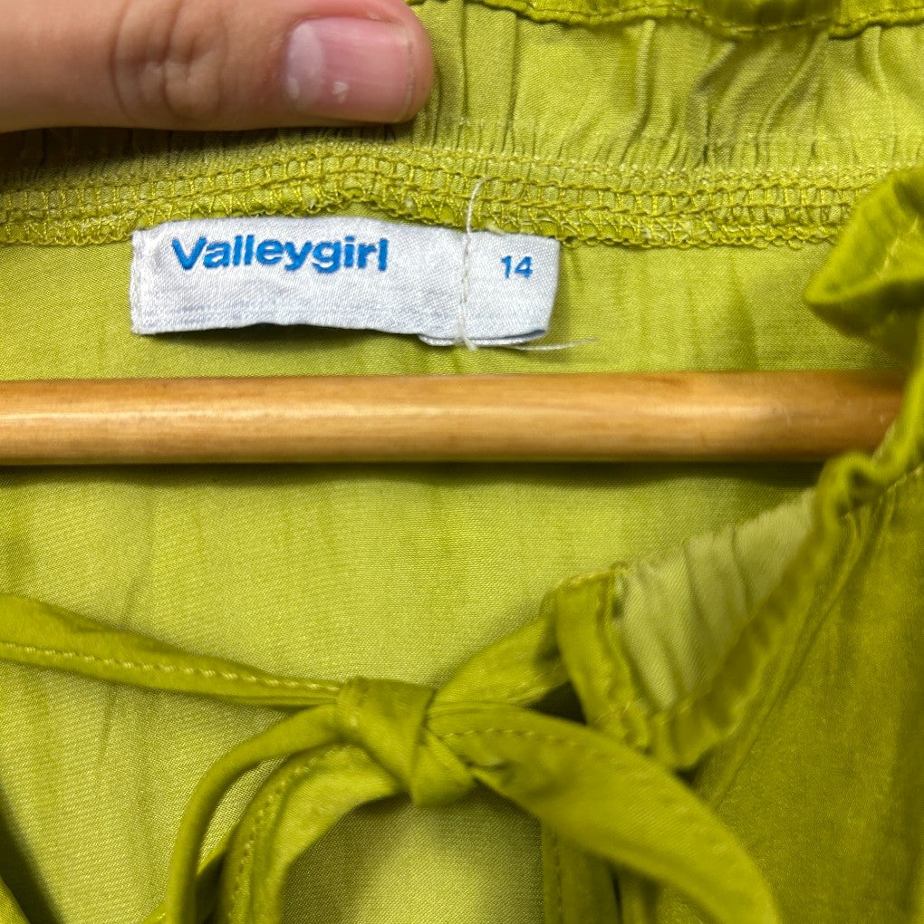 Lime green top label detail view