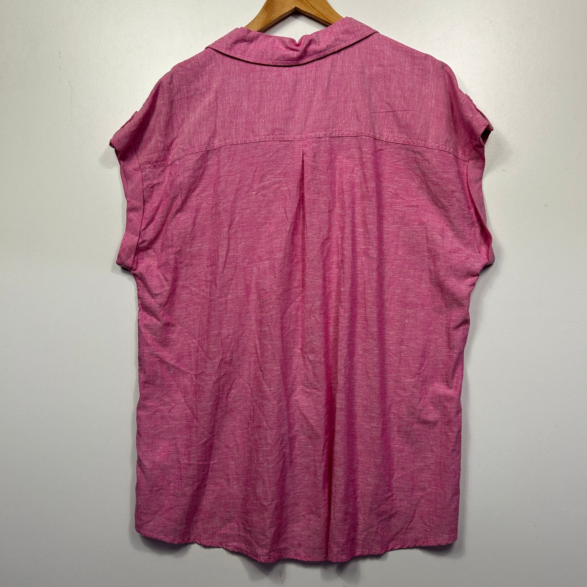 Mauve shirt back view