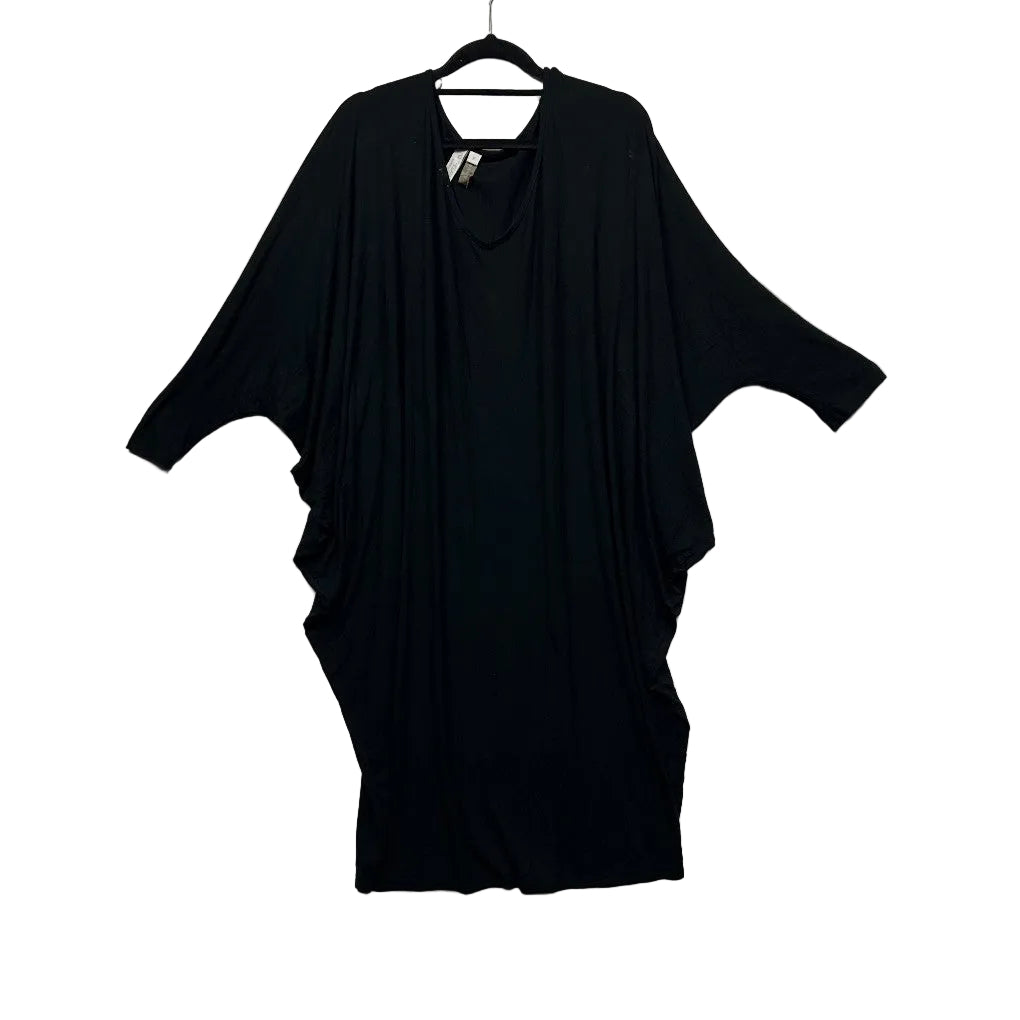Pq The Label Black Batwing Cocoon Dress - Size Free Size