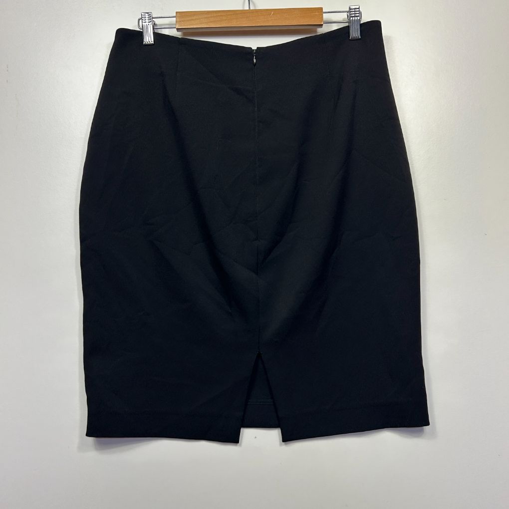 Black skirt front view