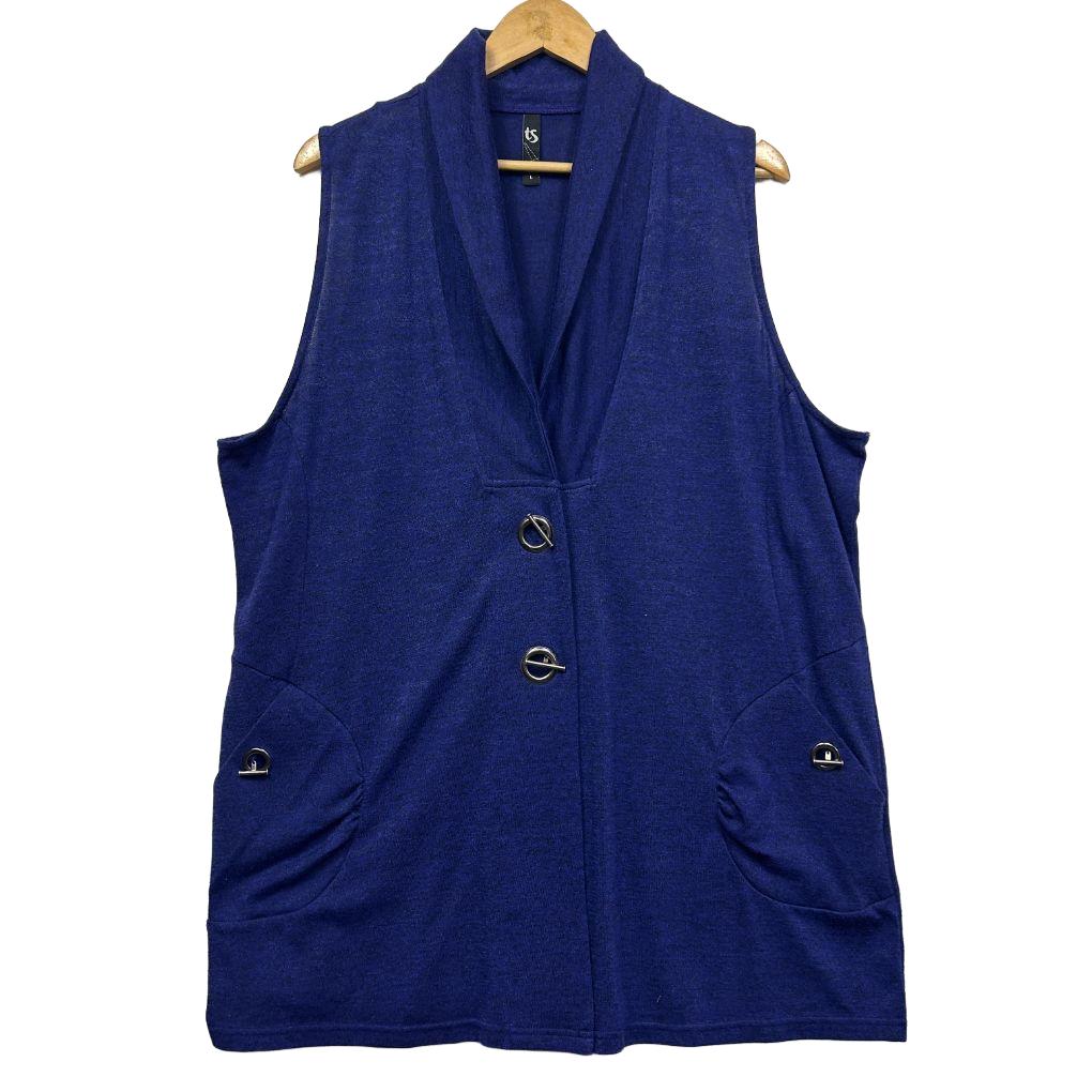 Taking Shape Purple Sleeveless Vest Top - Size 20/L
