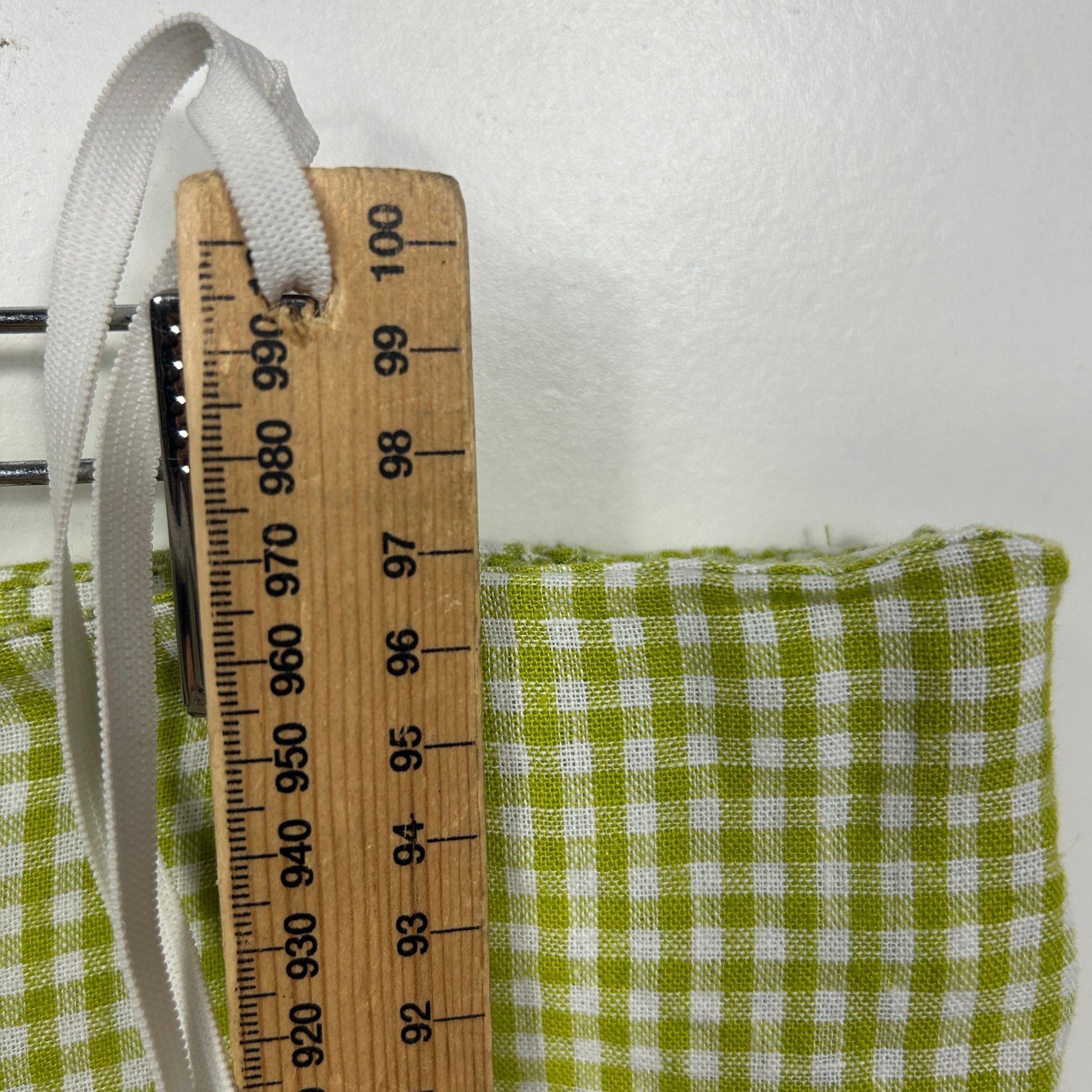 Capture Lime Gingham Pants - Size 18