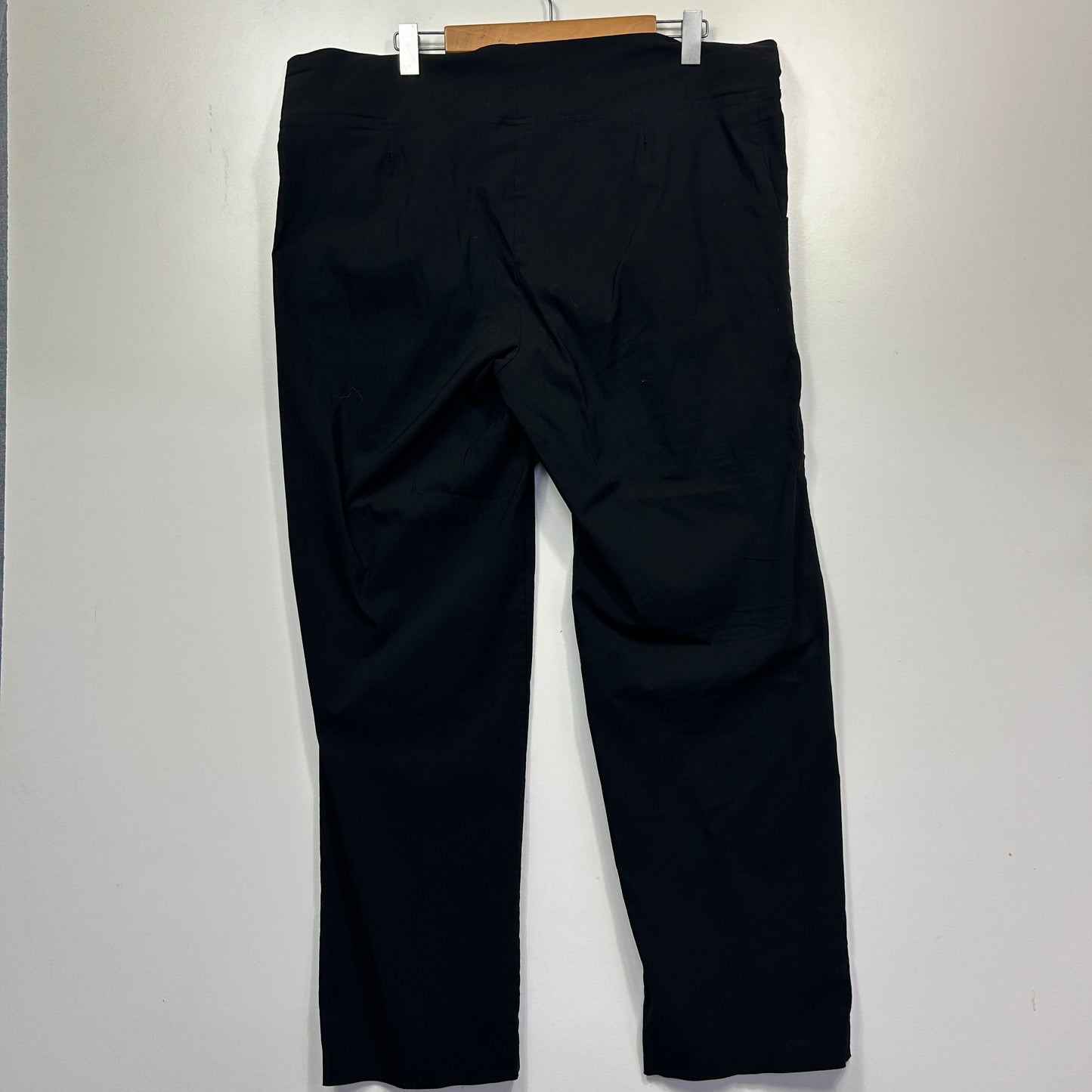 Black pants back view