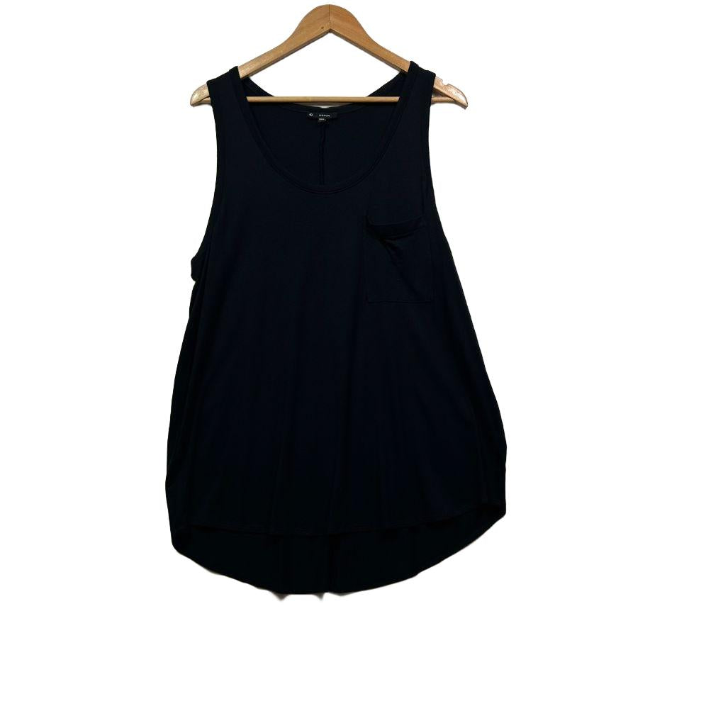 Black tank top front view