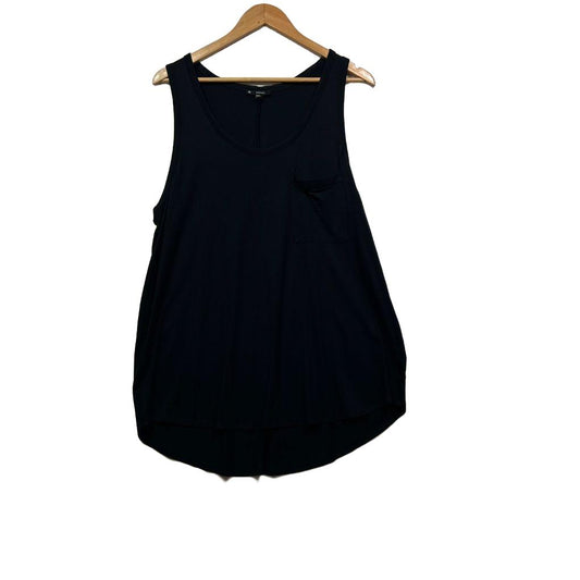 Black tank top front view