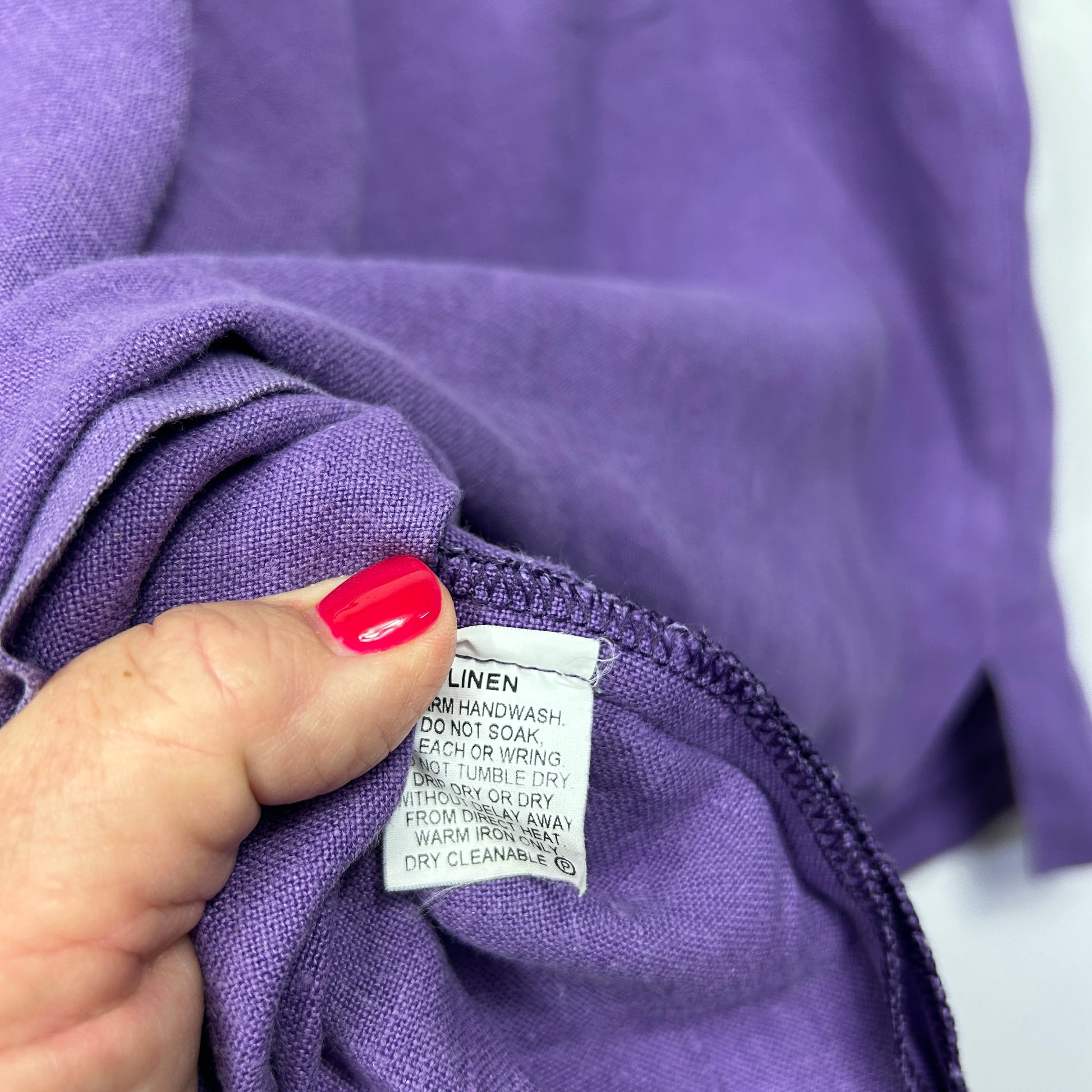 Purple top label detail view