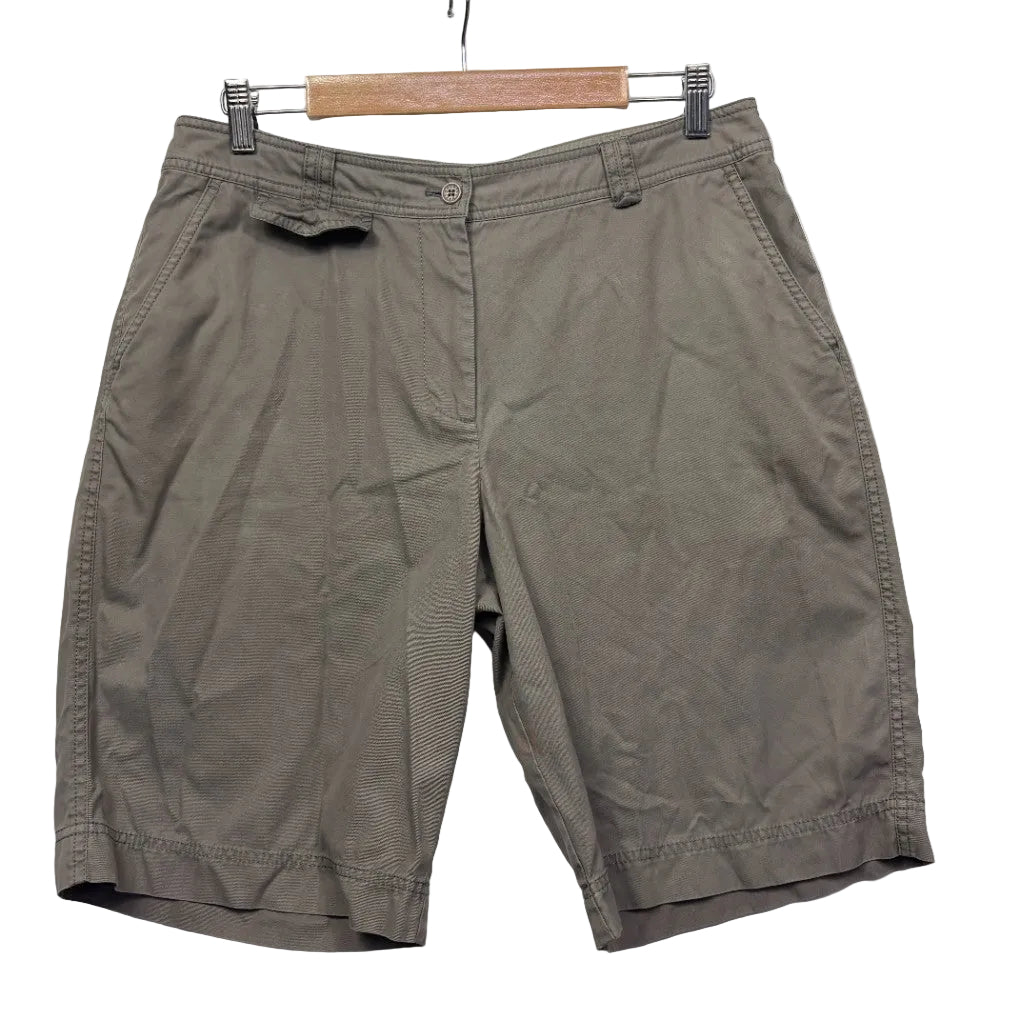 Khaki shorts front view