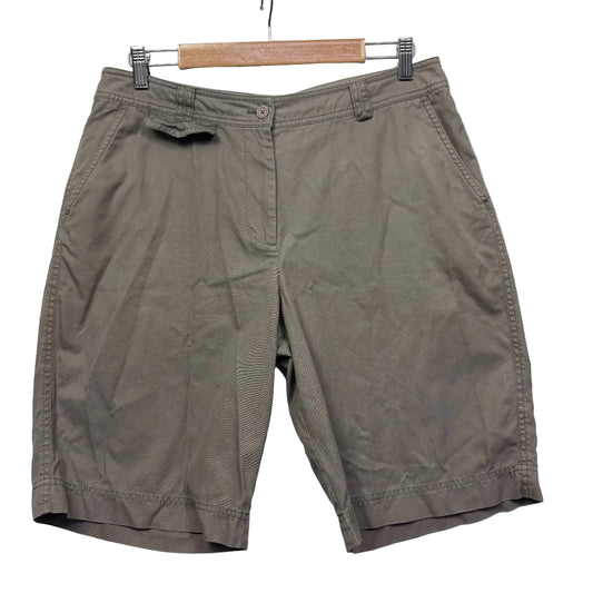 Khaki shorts front view