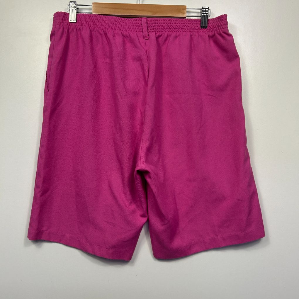 Magenta shorts front view
