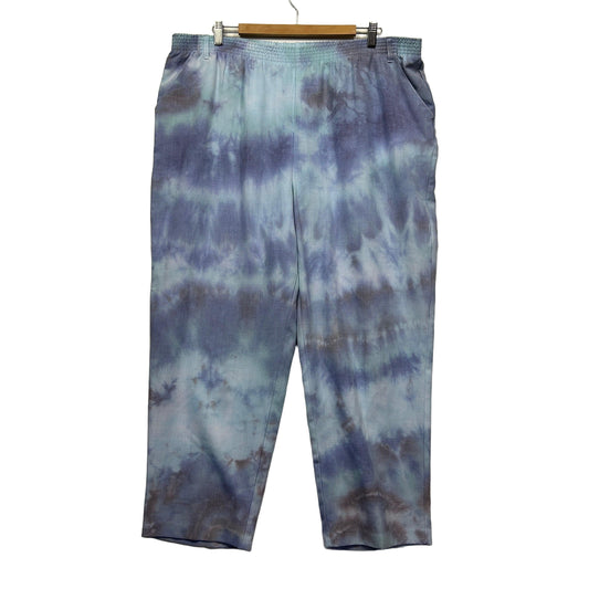 Millers Blue Tie-Dye Pants - Size 22
