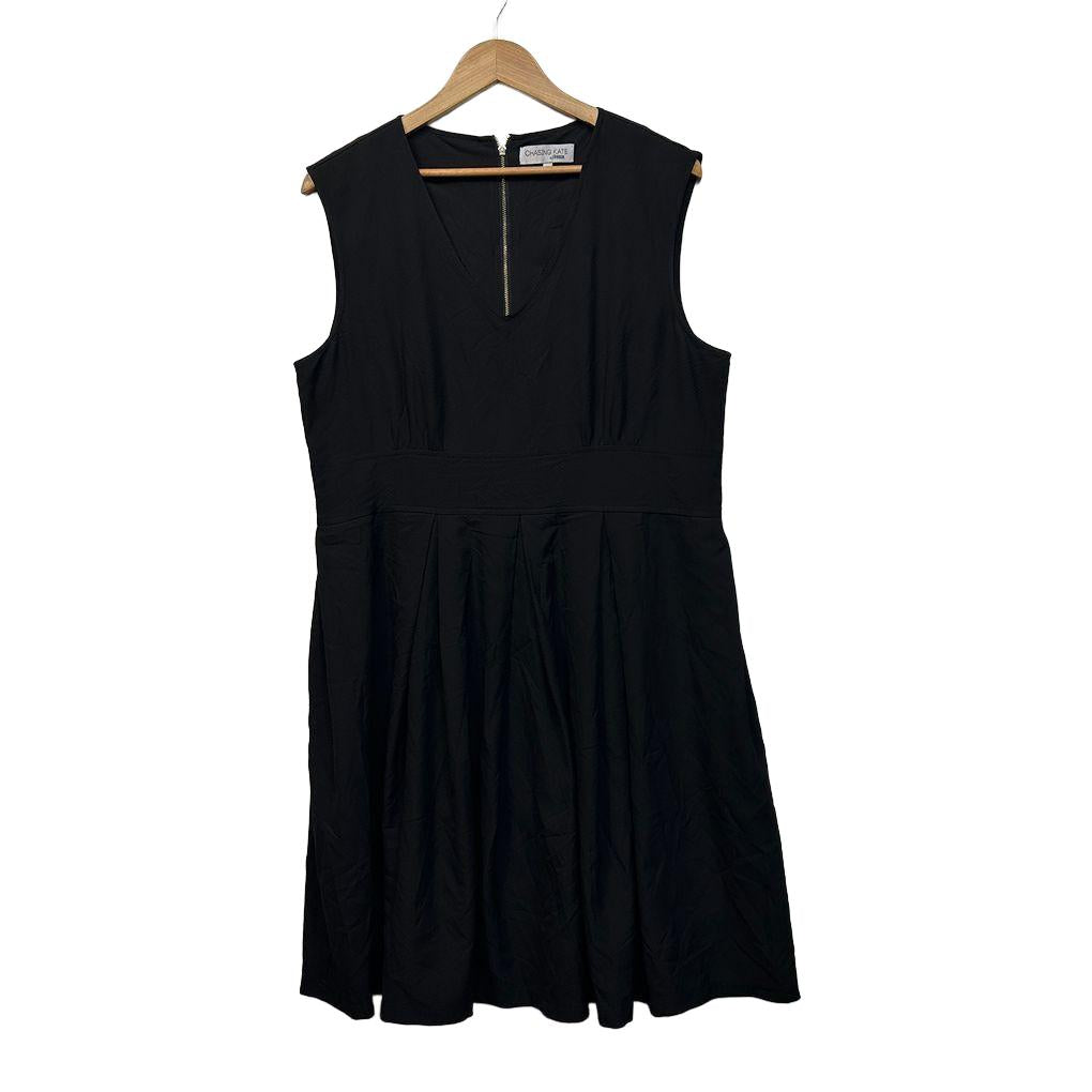 Chasing Kate Black Dress - Size 18