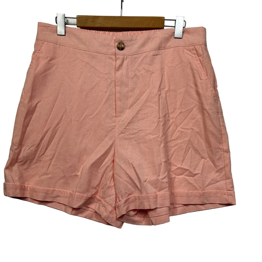 Pink shorts front view