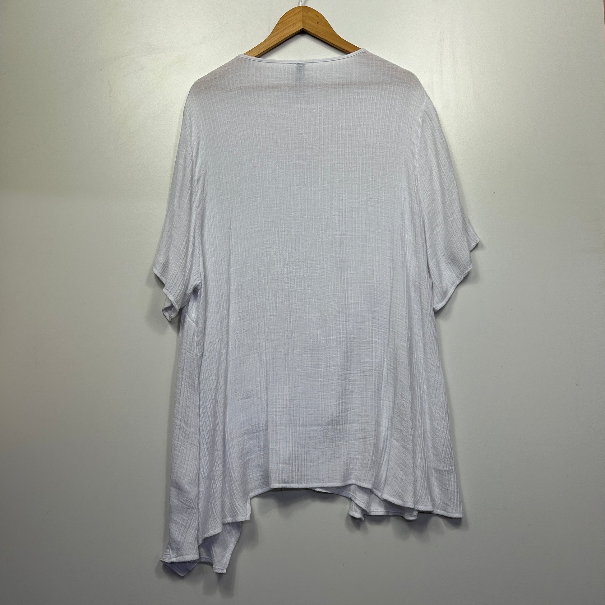 Light grey tunic top back view