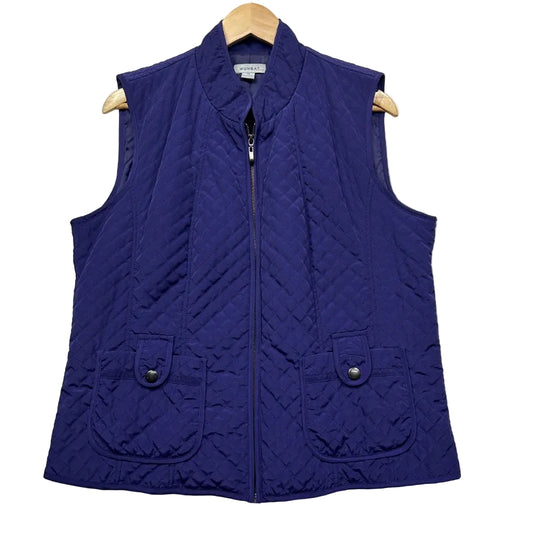 Wombat Purple Quilted Vest - Size 14