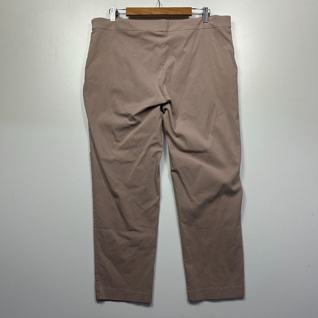 Beige chinos front view
