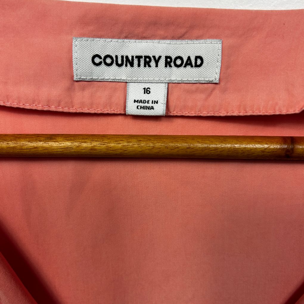 Country Road Coral Top - Size 16