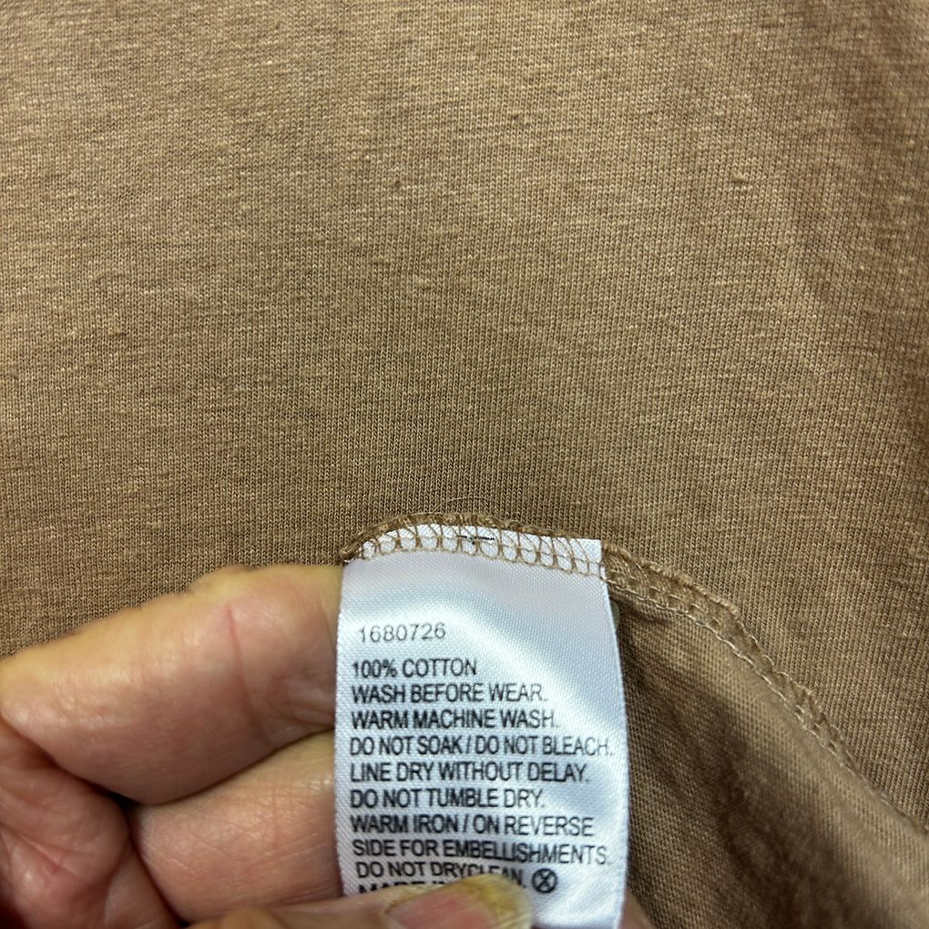 Ed.it.ed Tan Cotton T-Shirt - Size 26