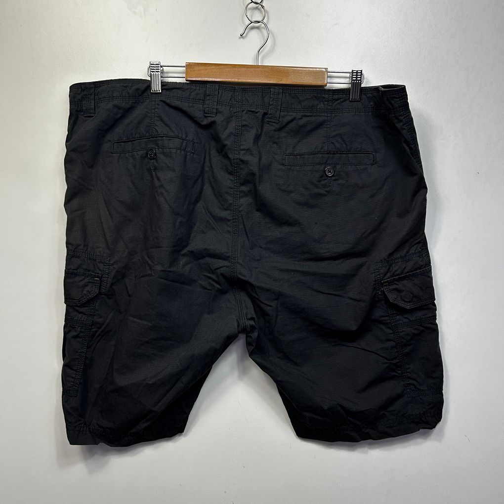 DBK Originals Black Cotton Cargo Shorts - Size 117 (fault Fading)