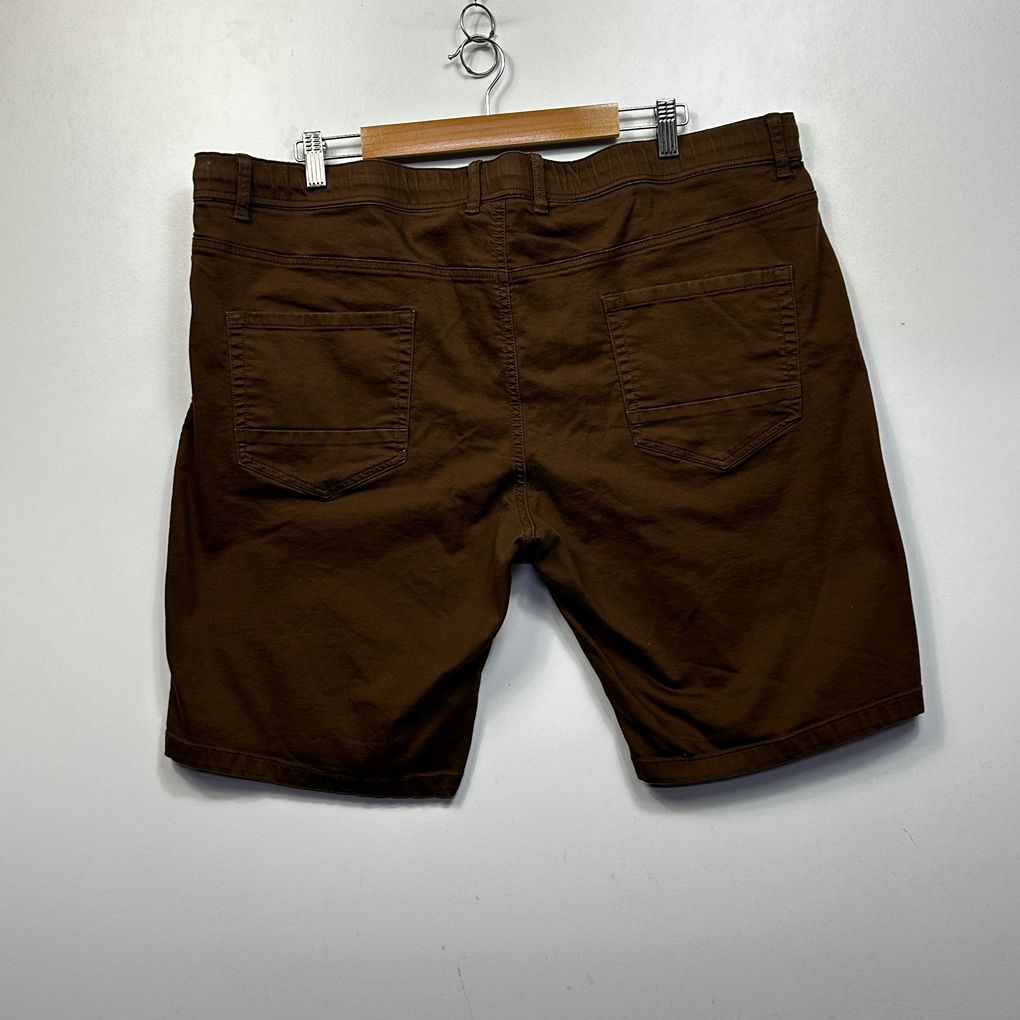 Johnny Bigg Brown Cotton Mens Shorts - Size 44