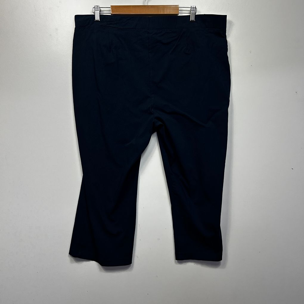 Millers Navy Cropped Pants - Size 22 (Fault)
