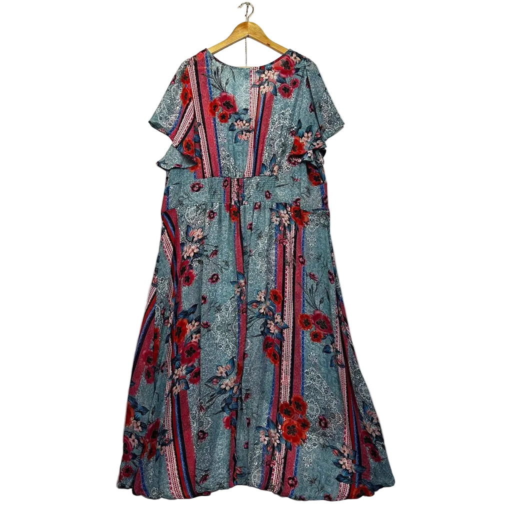 Autograph Multicoloured Plus Size Maxi Dress - Size 20