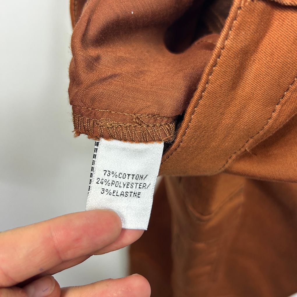 Katies Rust Plus Size Cotton Cargo Pants - Size 20