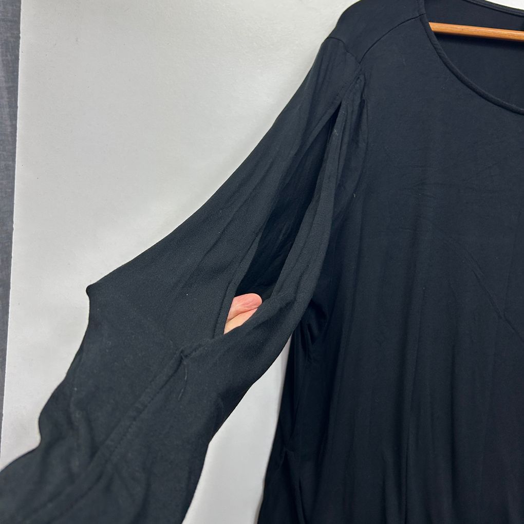 Autograph Black Long Sleeve Top - Size 16/S