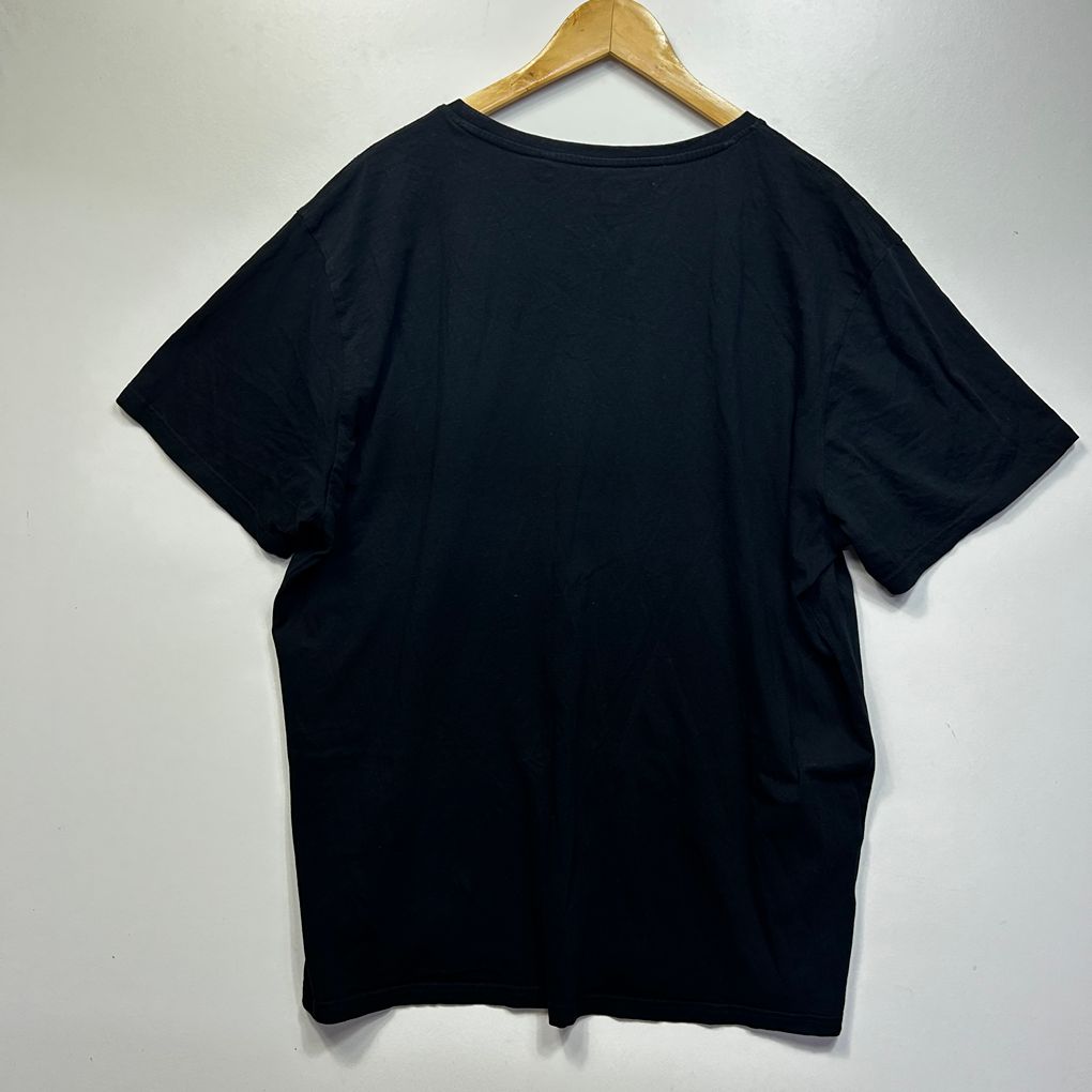 Anko Black Christmas Cotton Mens Tee - Size 4XL