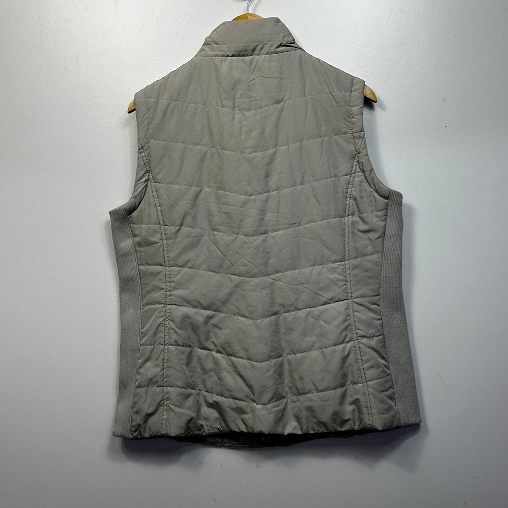Katies Beige Plus Size Puffer Vest - Size 18