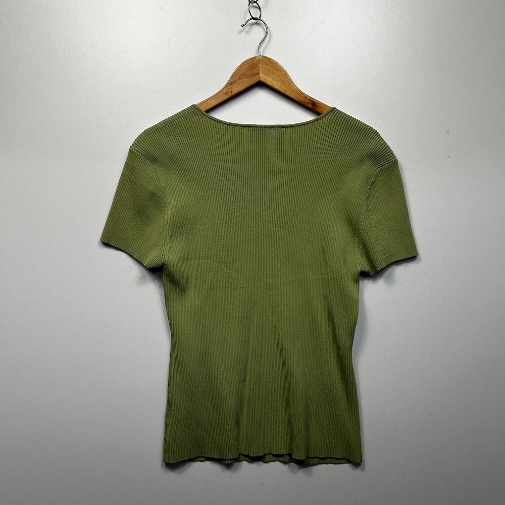 Witchery Green Knit Top - Size XL