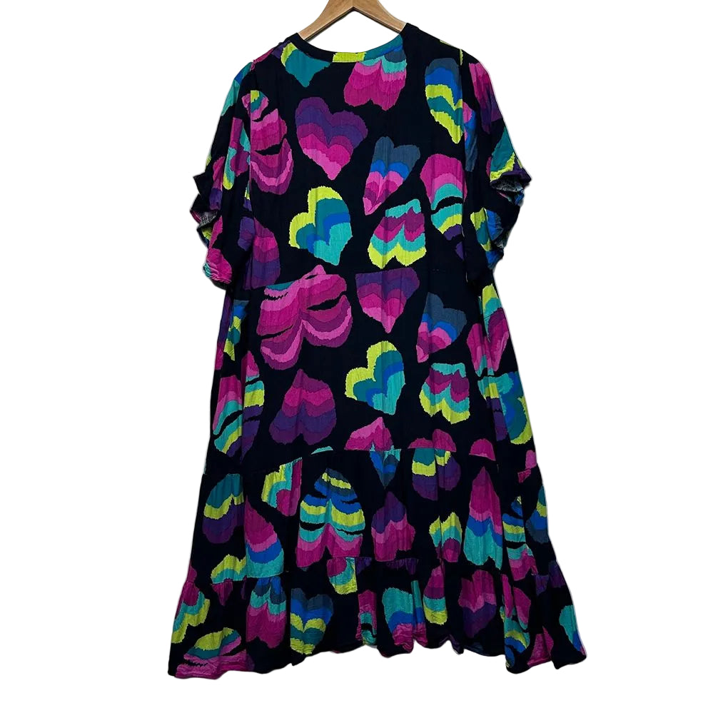 Virtuelle Multicoloured Plus Size Maxi Dress - Size 20
