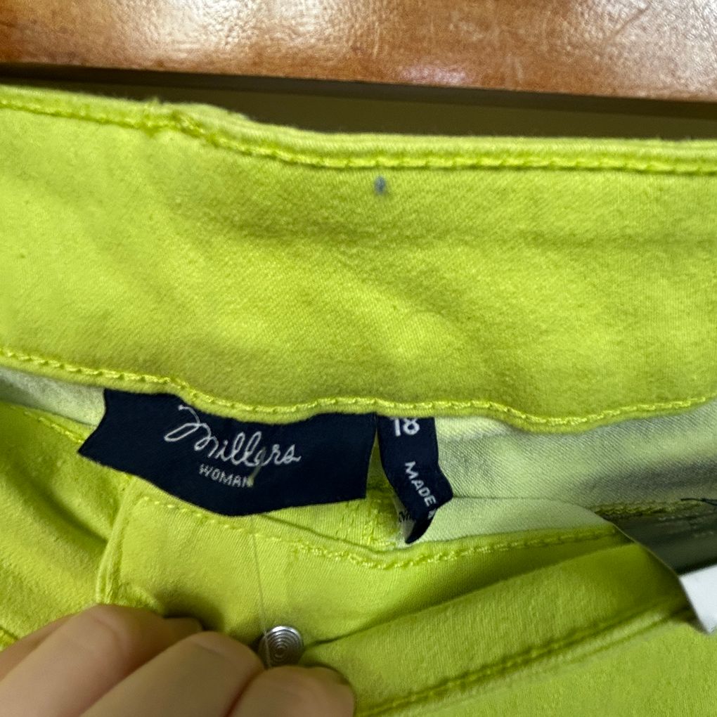 Millers Lime Plus Size Denim Shorts - Size 18