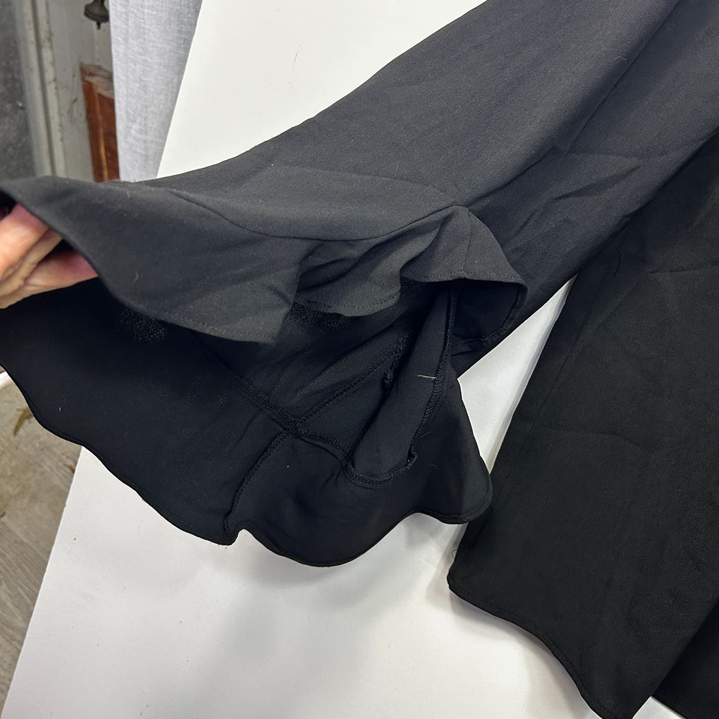 Divine Avenue Black Bell Sleeve Top - Size 16