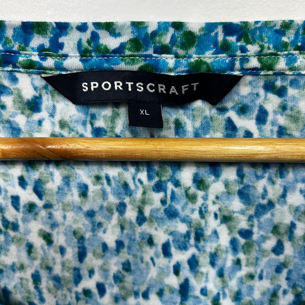 Sportscraft Blue Cotton Top - Size XL