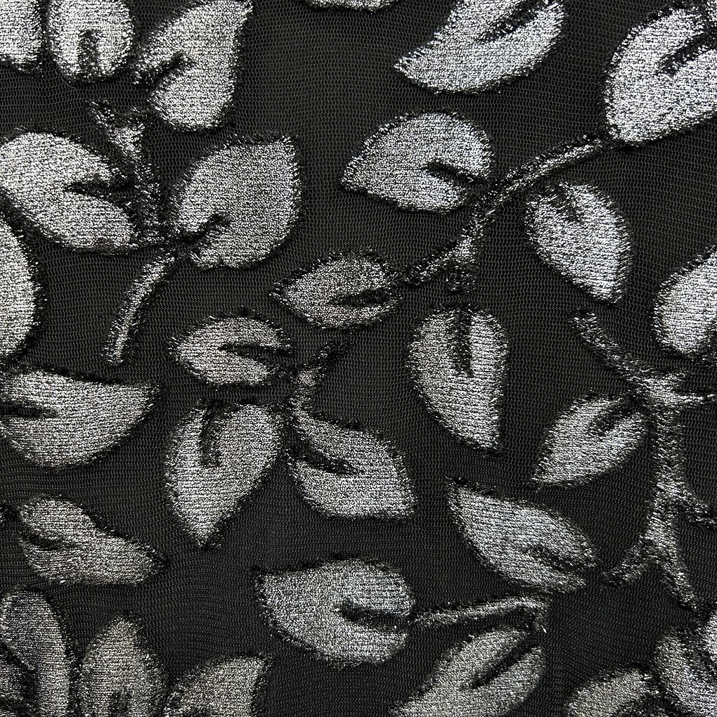 Taking Shape Black & Silver Evening Dress - Size 22