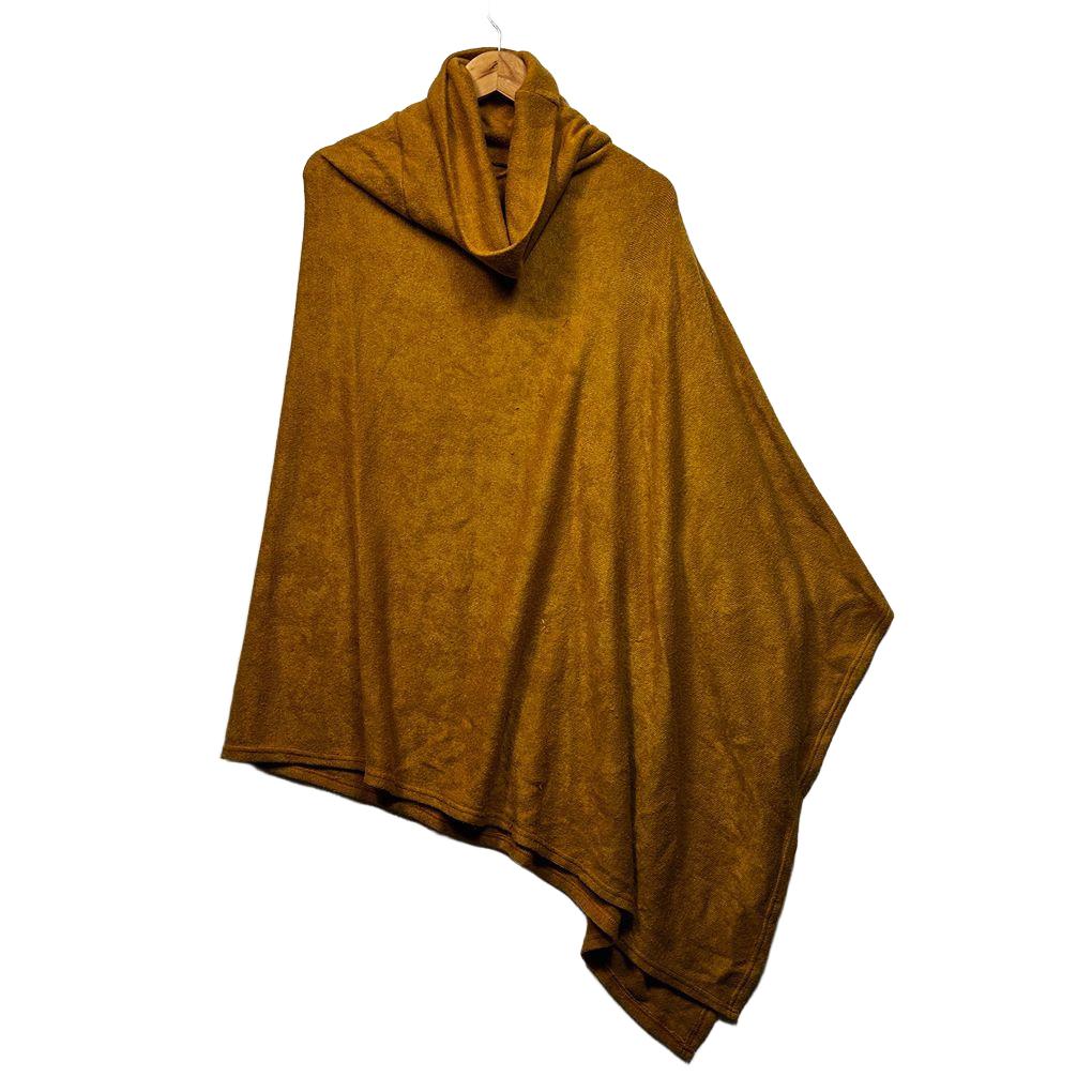 Keshet Mustard Poncho - One Size