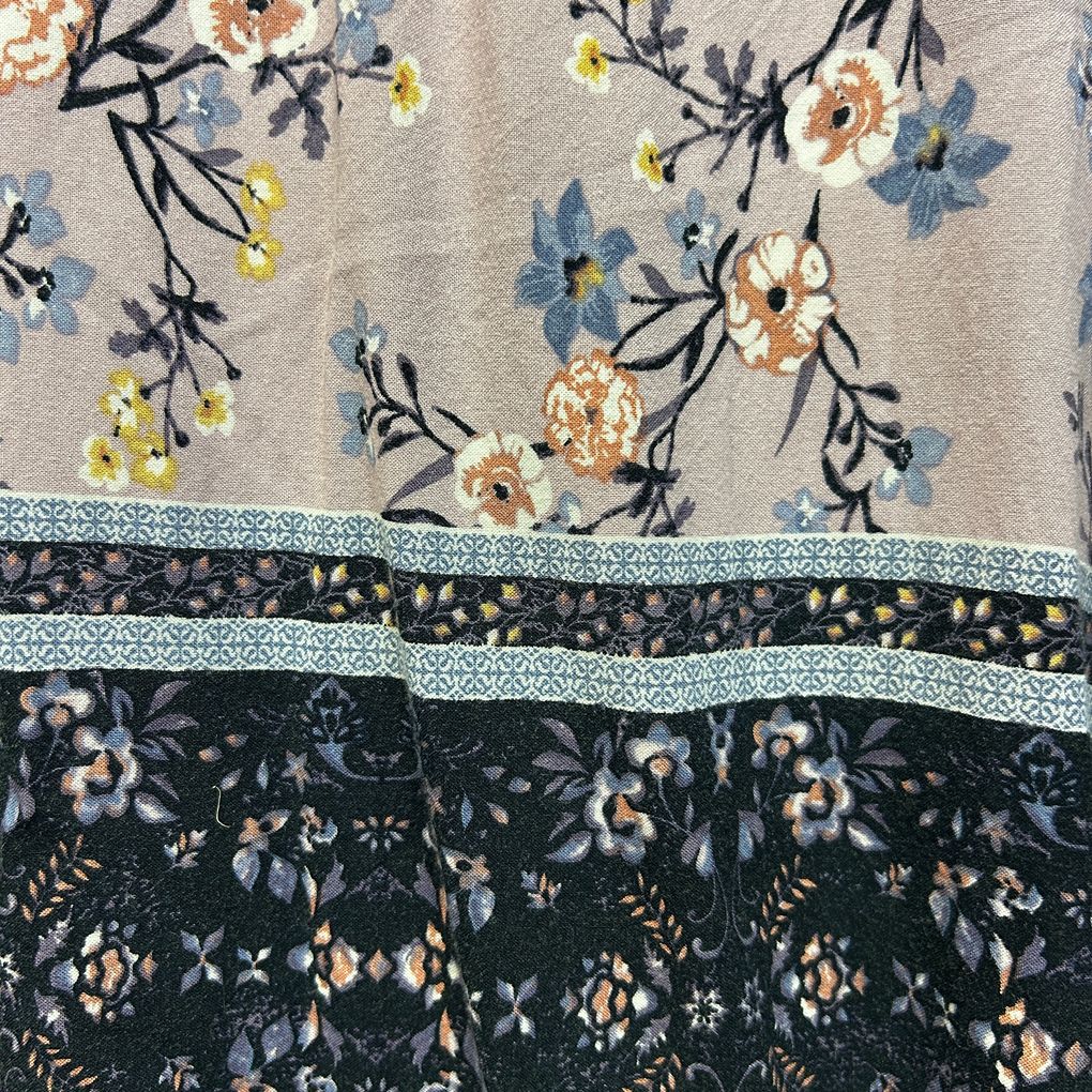 Rivers Mauve Floral Dress - Size 18