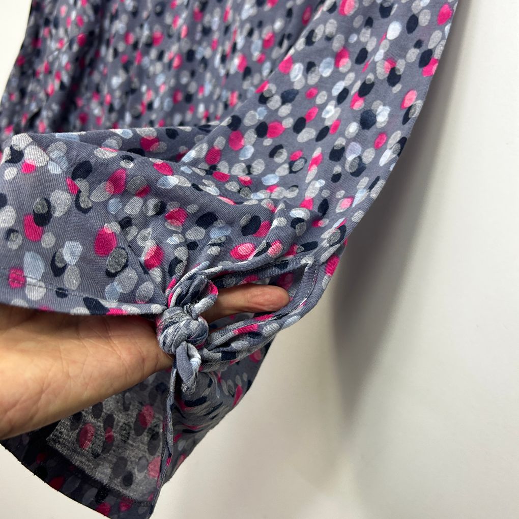 Regatta Grey Multicoloured Cotton Top - Size 22
