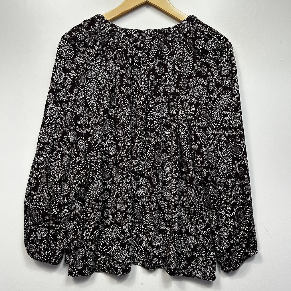 Anko Brown Paisley Plus Size Top - Size 20