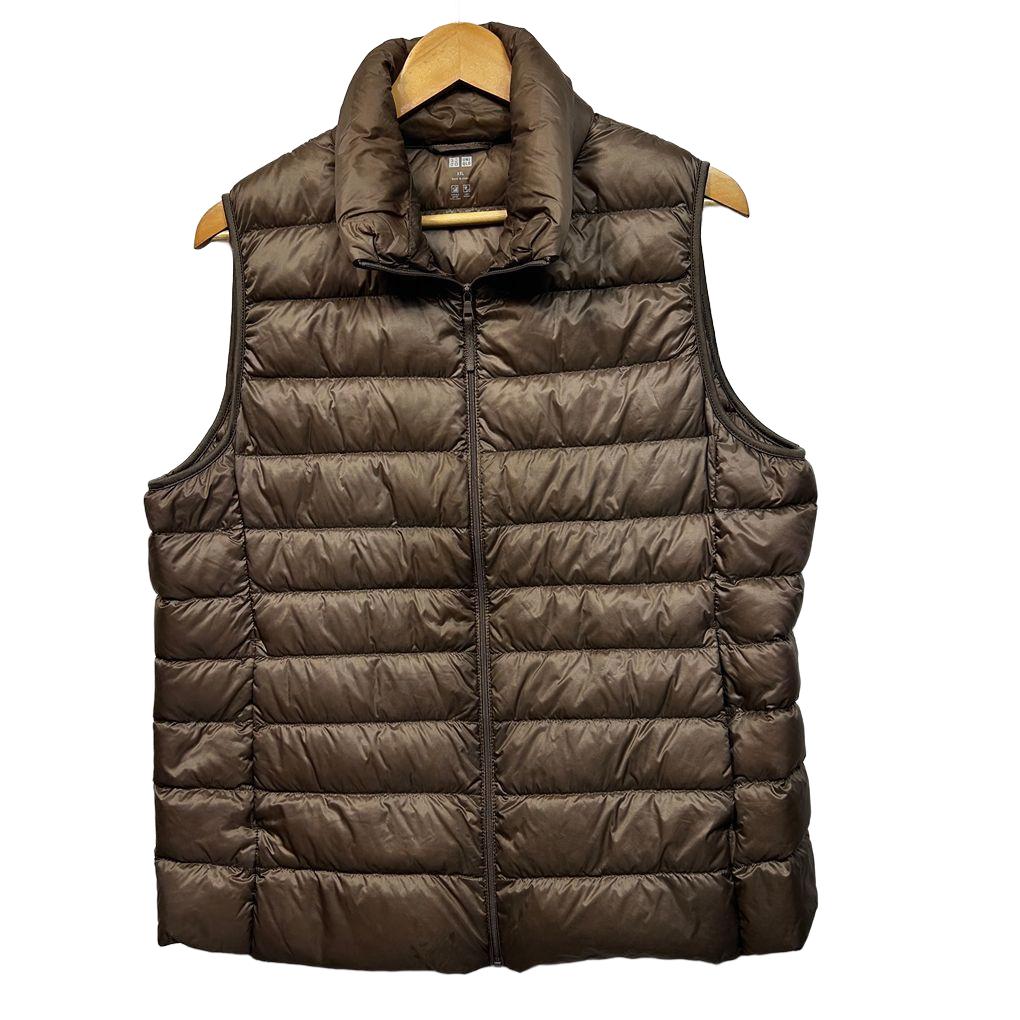 Uniqlo Brown Puffer Vest - Size XXL