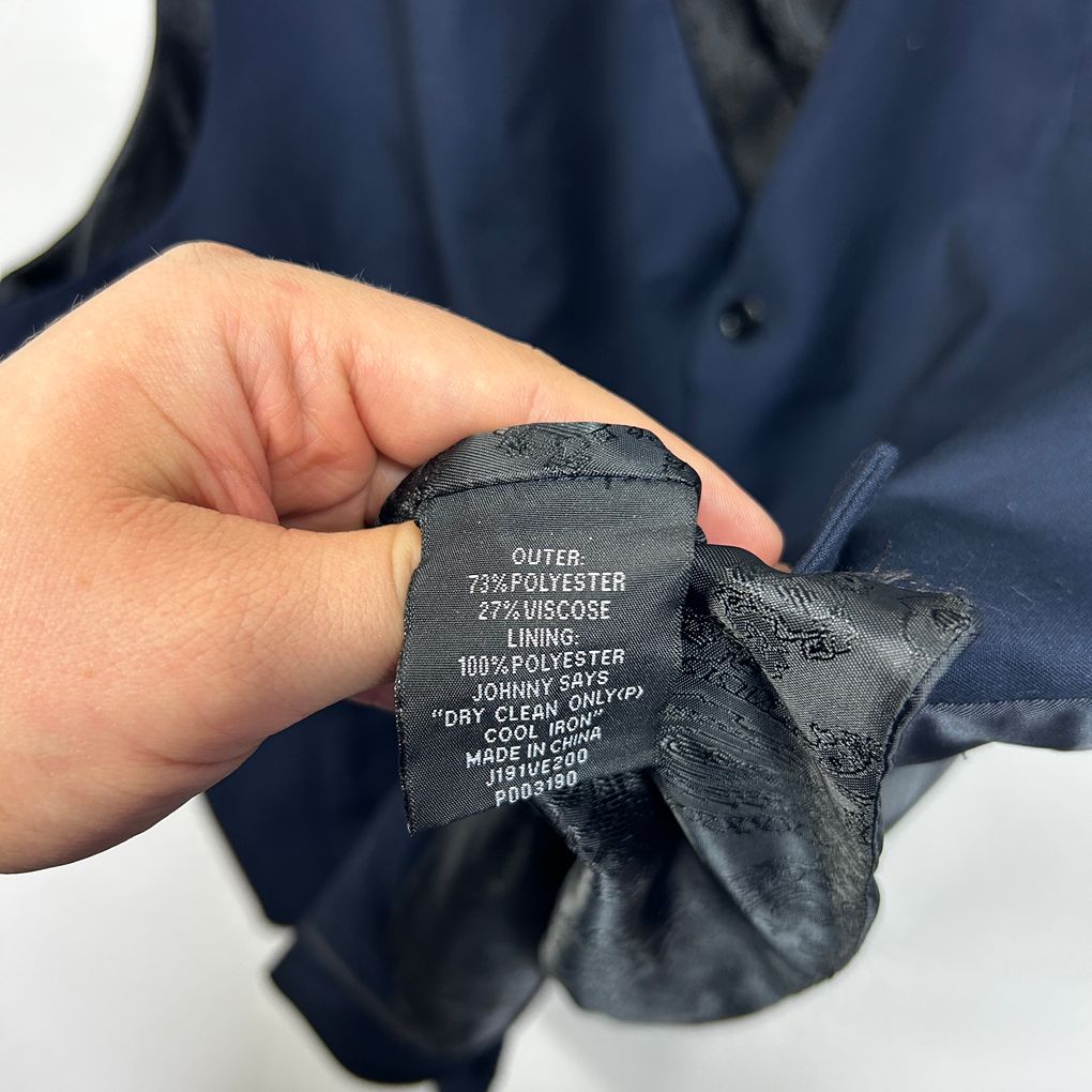 Johnny Bigg Navy Vest - Size 6XL