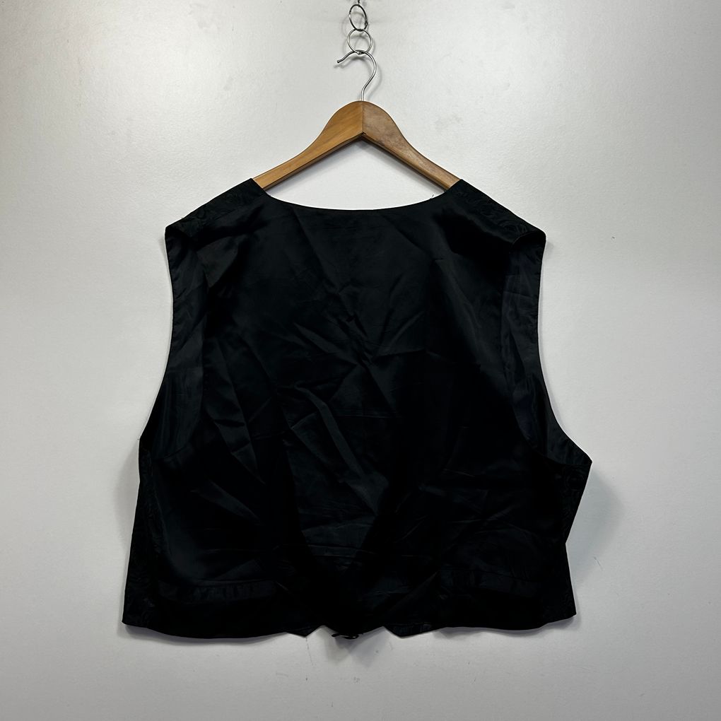 Vintage Walter Benson Made in Australia Black Mens Vest - Size 5XL
