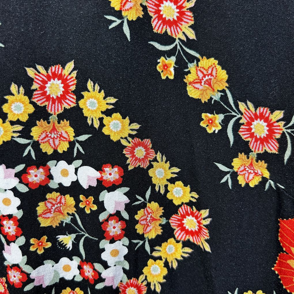 Bloomchic Black Floral Dress - Size 26-28