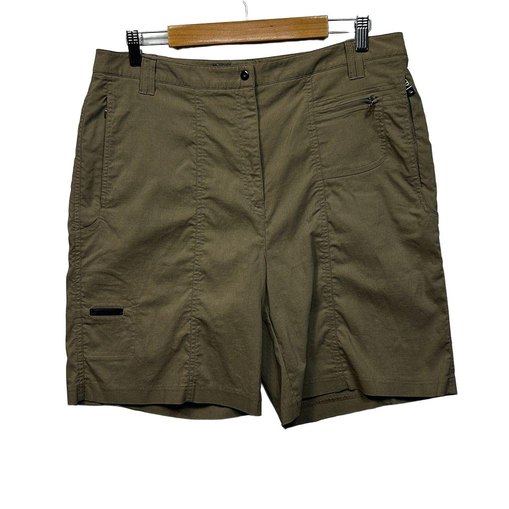 Jamie Sadock Khaki Bermuda Golf Shorts - Size 16